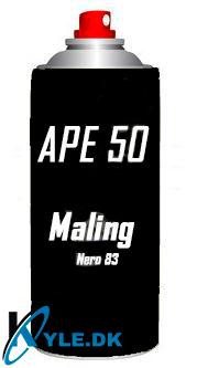 Spray maling til Ape 50