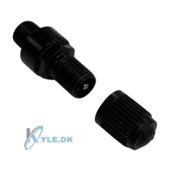 Ventil til alufælg - Sort