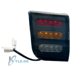 Venstre baglygte til Bach Cargo.