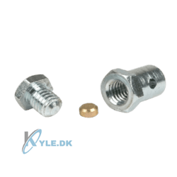 Schraubnippel mit Messing-Einlage für Ape 50 (7 × 12 mm)