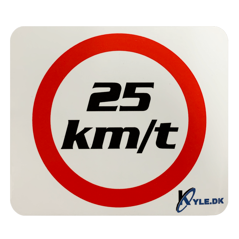SP25KM | Køb 25 klistermærke ✓hos KYLE.DK
