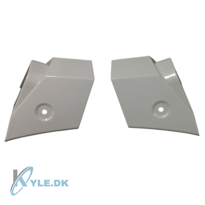 Hvid sidedele til Kofanger front - Bach Kabinescooter G4