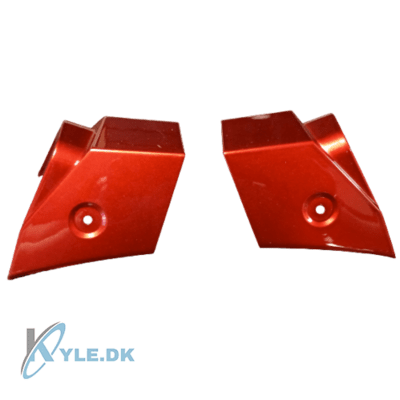 Metallic Mørke Rød sidedele til Kofanger front - Bach Kabinescooter G4