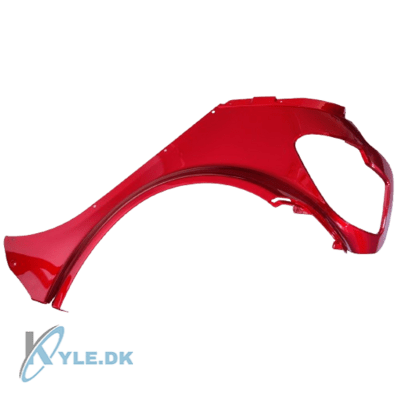 Venstre bagskærm Bach Kabinescooter G4 - Metallic Mørk Rød