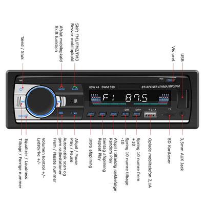 Radio m. Bluetooth Musik & Håndfri Telefonopkald