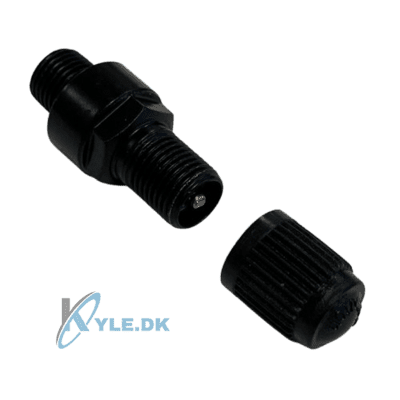 Ventil til alufælg - Sort