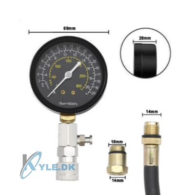 Kompressionstester Benzin 0-300PSI