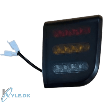 Højre baglygte til Bach Cargo med røgfarvet glas.