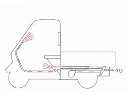 Varmeanlæg til Piaggio APE 50